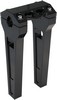 La Choppers 8" Black Anodized Straight Risers W/ 1" Clamping Riser 1 S