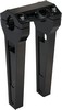 La Choppers 8" Black Anodized Straight Risers W/ 1-1/4" Clamping Riser