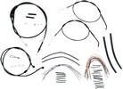 Burly Brand Cable Kit 14" Black W/O Abs Bar Install Kt 07-13Xl 14