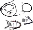 Burly Brand Cable Kit 16" Black W/O Abs Control Kit 07-10 Fxst16