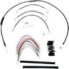 Burly Brand Cable Kit 13" Black W/O Abs Control Kt Flhx Flht 13