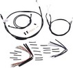 Burly Brand Cable Kit 16" Black W/O Abs Control Kit98-05 Fxd 16"