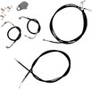 La Choppers 12-14" Ape Cable Kit Black For Abs Models Hd Cable Kt Bk12