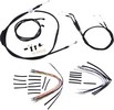 Burly Brand Cable Kit 14" Black W/O Abs Control Kit 06 Fxdwg 14
