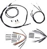 Burly Brand Cable Kit 16" Black W/O Abs Control Kit 06 Fxdwg 16