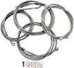 La Choppers Stainless 12-14" Ape Cable Kit For Abs Models Hd Cabl Ktss