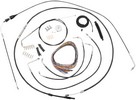 "La Choppers Cable Kt Cb 15-17 07Rk Cable And Brake Line Kit Black Vin