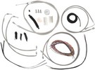 La Choppers Cable And Brake Line Kit Stainless Polished For 12"-14" Ap