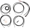 "La Choppers Cable Ktb15-17""14-15Flabs Cable And Brake Line Kit Black