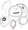 "La Choppers Cable Ktc18-20 07-11Fxdb Cable And Brake Line Kit Stainle