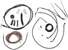 La Choppers Cable And Brake Line Kit Midnight Black For 15"-17" Ape Ha