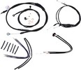 Burly Brand Cable Kit 12" Black W/O Abs Control Kit 12" 14-19 Xl
