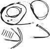 Burly Brand Cable Kit 14" Black W/O Abs Control Kit 14-18 Xl 14"