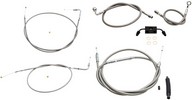 La Choppers Cable Kit Ss Mini Xl Abs Handlebar Cable/Brake & Clutch Li