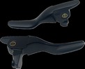 Drag Specialties Lever Set Short Blk 17-20 Tour Lever Set Short Matte