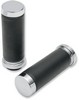 Drag Specialties Grips Textured Rubber Touring Chrome Grips Txtr Foam