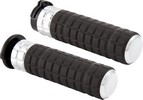 Arlen Ness Grips - Speedliner - Tbw - Chrome Grips - Speedliner - Tbw