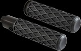 Arlen Ness Grips - Diamond - Tbw - Black Grips - Diamond - Flhx/Fltr 2