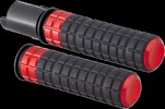 Arlen Ness Grips - Speedliner - Tbw - Red Grips - Speedliner - Flhx/Fl