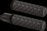 Arlen Ness Grips - Air Trax - Tbw - Black Grips - Airtrax - Flhx/Fltr