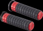 Arlen Ness Grip Speedliner  Cable Red Grips - Speedliner - Cable - R