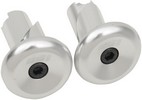 Bar End Plugs Silver Bar End Aluminum Sl