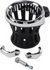 Ciro Drink Holder With Bar Mount 1,25" Chrome Holder Drink 1.25 Chr