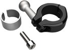 Ciro  Clamp Alum Blk 7/8-1
