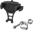 Ciro Phone Holder - Constrictor - Black - Chrome 7/8"/1" Handlebar Mou