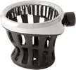 Ciro Drink Holder - Gen 2 - Chrome - Passenger - Black Mount Holder Dr