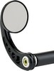 "Joker Machine Mirror Round Bar End 2,25"" W/ Stem-C Black Mirror2 1/4