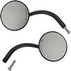 Biltwell  Mirror Lg Rnd F/Hd Pr Bk