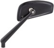 Arlen Ness Mirror T-Drop Lh Black Mirror - Tearchop Forged - Lef