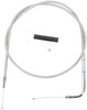 Drag Specialties Throttle Cable Stainless Steel 47" Cable Throt Braid