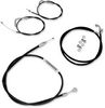 Baron Cable Kit For 12"-14" Apes Black Cable Kit Blk 12-14 Bolt