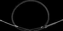 Drag Specialties Clutch Cable High Efficiency Black Vinyl 47 1/16" Cab