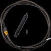 La Choppers Clutch Cable Midnight Stainless For 12"-14" Ape Hangers Ca