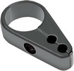 Drag Specialties Cable Clamp 1.25" Dual Black Clamp 1.25" Thr/Idl Blk
