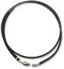 Drag Specialties Clucth Line Black Vinyl Coated Stainless Steel Hydrau