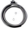 Drag Specialties Clucth Line Stainless Steel + 4" Hydraulic Line Cltch