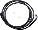 Drag Specialties Clucth Line Black Vinyl Coated + 12" Stainless Steel