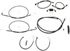 La Choppers Complete Cable Kit For 12-14 Ape Hangers Midnight Series B