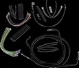 Burly Brand Control Kit - 12" Ape Hanger - Rebel Control Kit 12 Ape Re