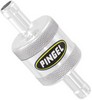 Pingel Inline Ss Fuel Filter Satin 3/8 In 3/8 Out Fuel Filter 3/8" Sat