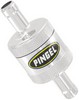 Pingel Inline Ss Fuel Filter Chrome 3/8 In 3/8 Out Fuel Filter 3/8" Ch
