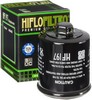 Hiflofiltro Oil Filter Spin-On With Nut Paper Glossy Black Filter Oil