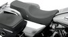Drag Specialties Seat Predator 2-Up Rear Smooth Vinyl Black Seat 2Up P