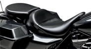 Le Pera Pillion Pad Aviator Wide Smooth Rear Black Seat Pillion Wide 0