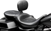 Le Pera Seat Rt66 Special Two-Up W/Driver Backrest Black Seat Rt66 B/R