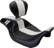 Le Pera Seat Outcast Gt W/Driver Backrest Pleated Black/White Seat Otc